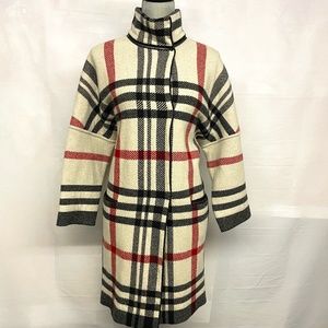 Ancora Collection Plaid Poncho – Size Small